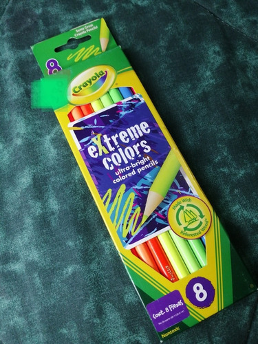 Xtreme Colors Neón Crayola 8pz. 