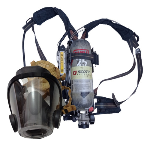 Equipo Scba,  Mascara Scott, Cilindro 4.5, 07/14 Hidrostatic