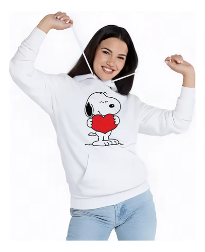 Sudadera Snoopy I Love You Corazón