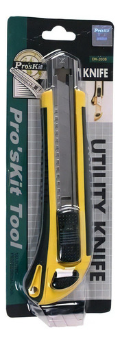 Cutter Profesional 3 Cuchillas Proskit Dk 2039 - Soultec