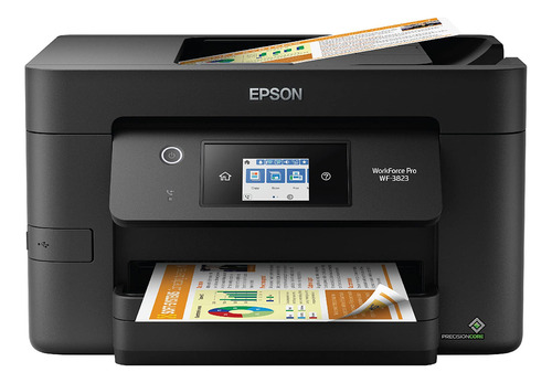 Epson Workforce Pro Wf- Impresora Inalámbrica Todo En Uno . Color Negro