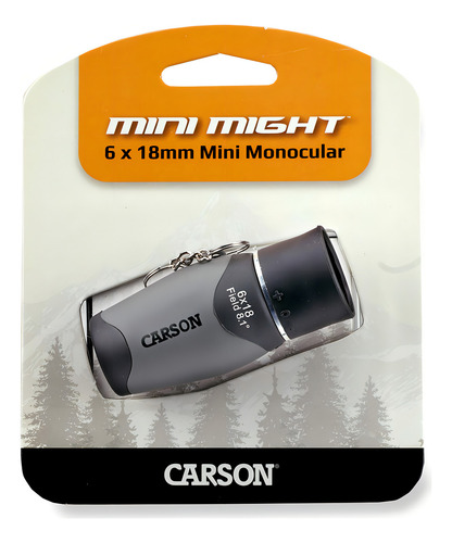 Monocular De Bolsillo Carson De 6x18 Mm Con Mosquetón Mm-61
