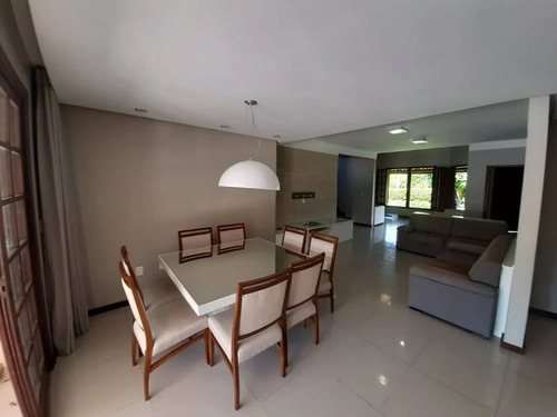 Imagem 9 de 18 de Casa 5/4 Á Venda Com Piscina Privativa E Enorme Jardim No Condomínio Encontro Das Águas. Ca00329