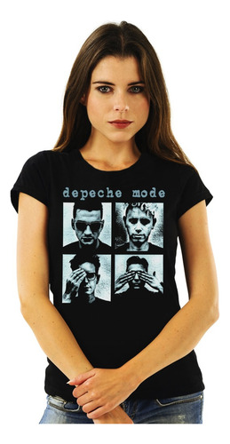 Polera Mujer Depeche Mode Violator Live Pop Impresión Direct
