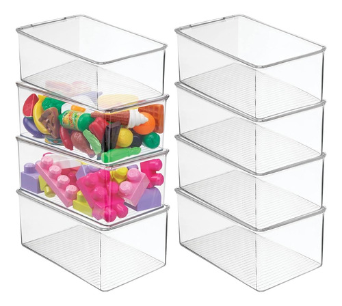 ~? Mdesign Plastic Stackable Toy Storage Bin Container Box C