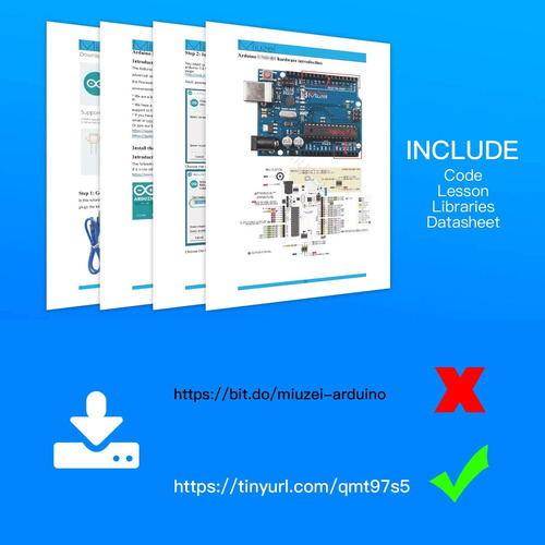 Miuzei Starter Kit Compatible Con Proyectos Arduino, Circuit
