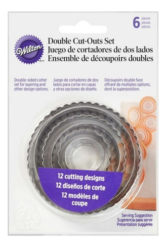 Set Cortador Galleta Circulos 6pza Wilton 417-2581