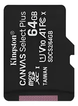Comprar Memoria Micro Sd 64gb Clase 10 Kingston 100mbs + Envio