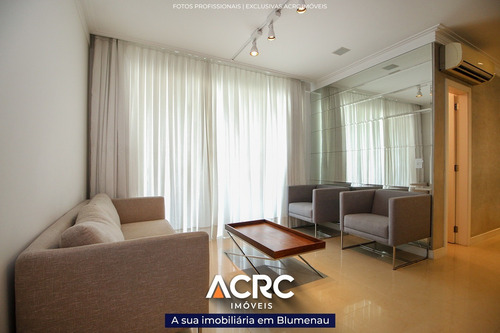 Imagem 19 de 19 de Acrc Imóveis - Apartamento Mobiliado A Venda No Bairro Ponta Aguda, Com 03 Suítes, 03 Vagas De Garagem E Depósito - Ap04289 - 69318269