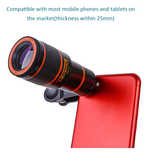 Lente Para Celular Com Zoom Óptico De Foco Longo