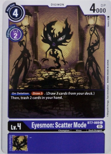 Digimon Tcg Eyesmon: Scatter Mode Bt7-069 C