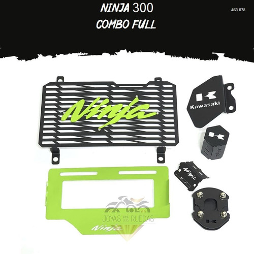 Kit Combo Full Partes Lujo Moto Ninja 300