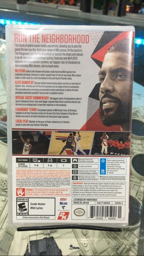 Imagen 2 de 3 de Nba 2k18 Nintendo Switch Fisico Sellado Nuevo