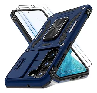 Funda Deerlamn Magnetic Rotated Para Galaxy S23 Azul Navy