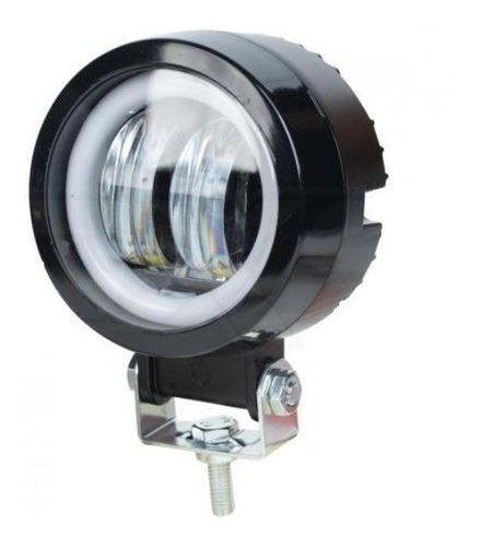 Neblinero Led Para Moto Halo Con Ángel Eyes 20w Redondo