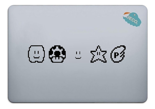 Stickers Para Laptop  O Portatil  Mario Bros Vinil Mod2