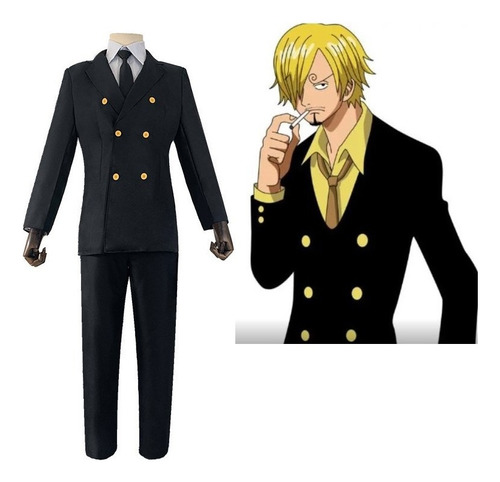 Disfraz Cosplay De Sanji De One Piece Halloween Para Hombre