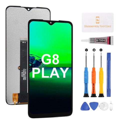 Para Moto G8 Play Xt2015-2 Pantalla Lcd Táctil Montaje Compl