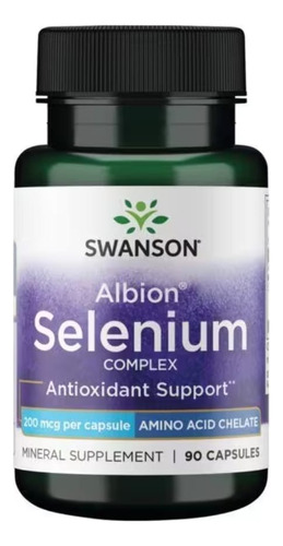 Selenio 200 Mcg X 60 Capsulas Swanson U.s.a.