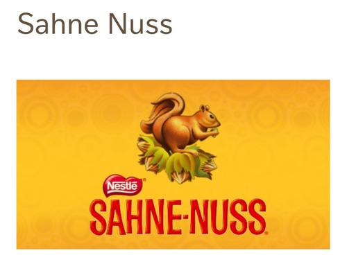 Nestlé , Sahne-nuss 