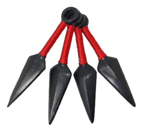 Imagen 5 de 10 de Naruto Cosplay Bata Akatsuki + Mascara Tobi Uchiha + 4 Kunai