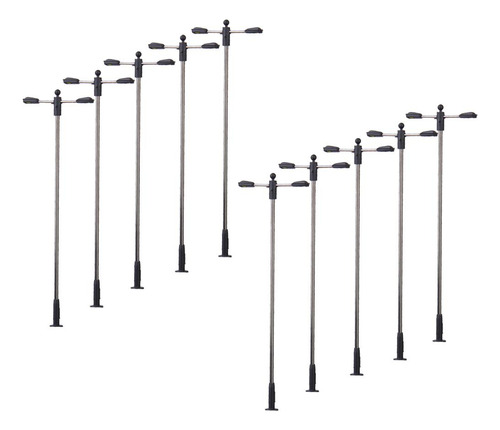 Modelo 10x Luces Led De Doble Cabeza Poste De Lámpara De La