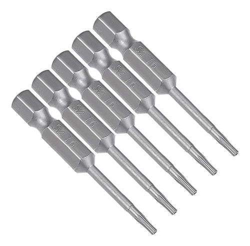 Uxcell 5 Uds T6 Puntas De Destornillador Torx Magnéticas, Vá