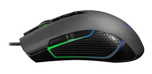 Imagem 3 de 4 de Mouse para jogo Multilaser Warrior Perseus MO275 preto