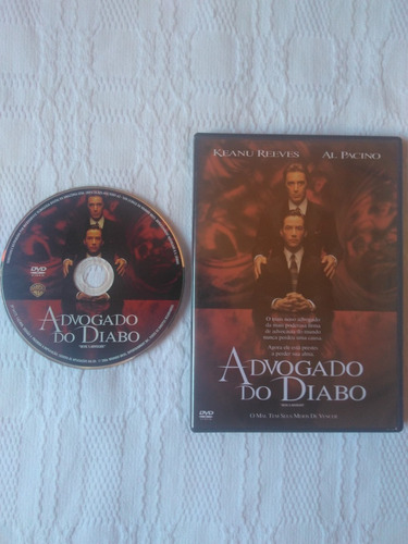 Dvd Advogado Do Diabo - Keanu Reeves/al Pacino - Original