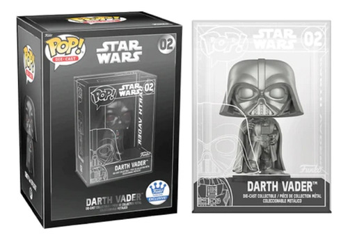 Funko Pop Die Cast Star Wars Darth Vader 02 Edición Chase