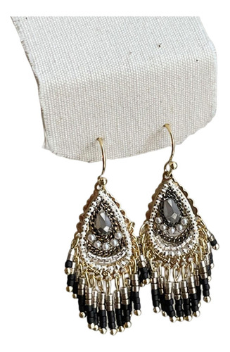 Pendientes Colgantes Con Borlas Para Mujer, Ideales Negro
