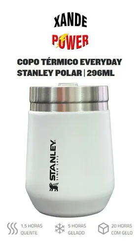 Vaso térmico Stanley Go Everyday lisa color polar 296mL