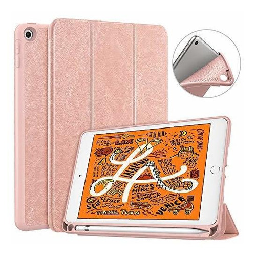 Dadanism iPad Mini 5 Case 2019 Con Portalapices, [proteccion