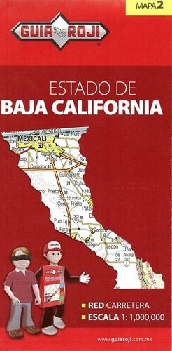 Mapa  Estado De  Baja California Guia Roji