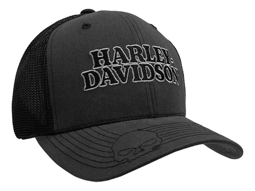 Harley-davidson - Gorra De Camionero De Malla Con Texto H-d 