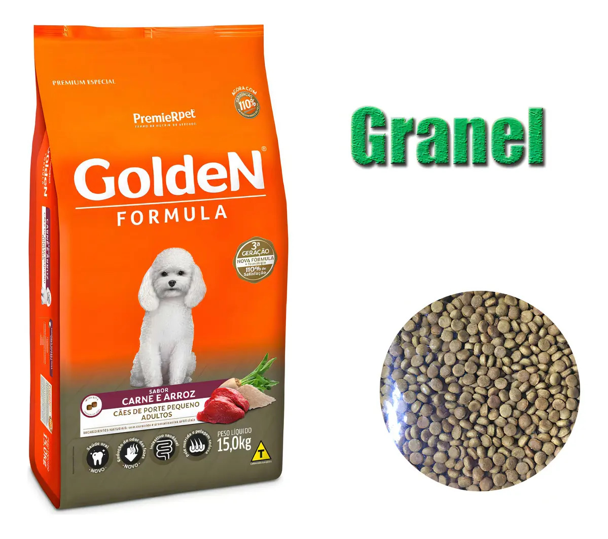 Ração Para Cães Golden Carne A Granel 1 Kg