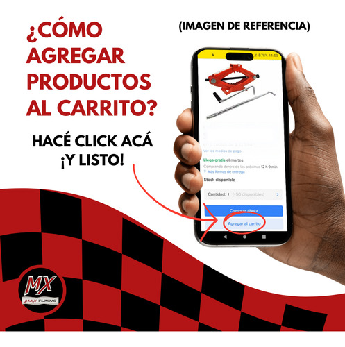 Crique Tijera 1 Tn Universal Reforzado Auto 1 Tonelada
