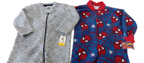 Set Mameluco Y Pijama P/niño Spiderman