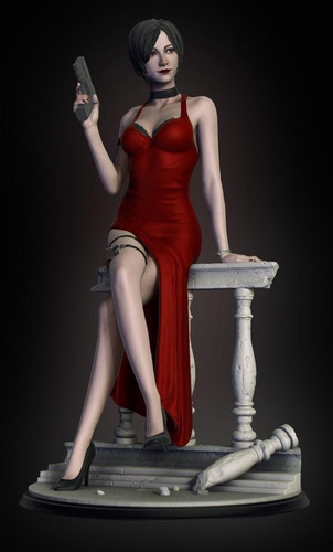  Archivo Stl Impresión 3d - Resident Evil Ada Wong