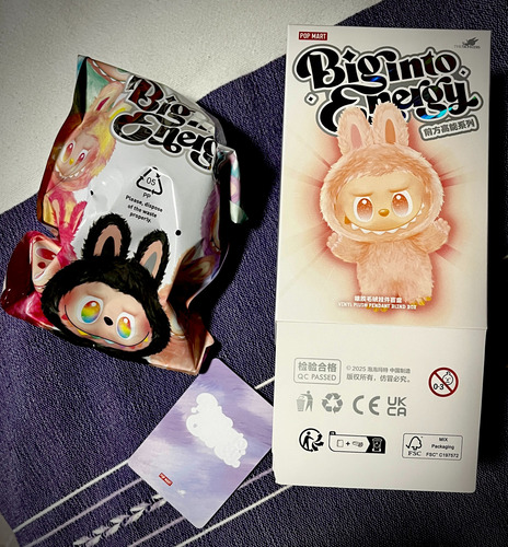 Color A Elegir Big Into Energy Pop Mart Labubu Original Blanco (Usado)
