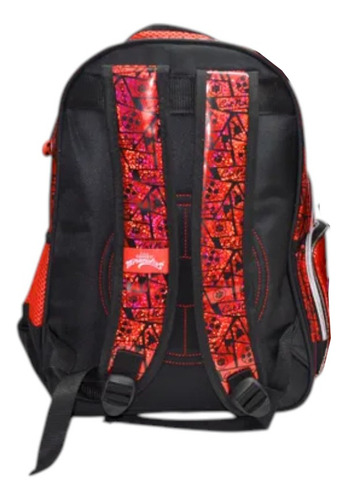 Mochila Primaria Fotorama Ladybug Neon Luz Sonido Lb305a38bp Rojo 3d Neon Packs