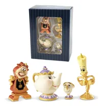 Comprar Figuras Set De Te La Bella Y La Bestia Potts Chip Miniaturas