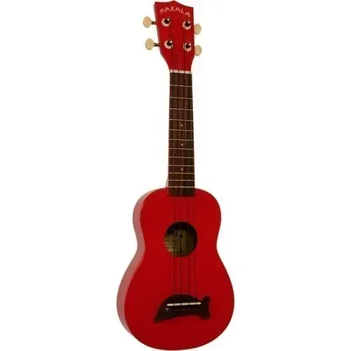 Ukelele Soprano Octopus UK205 - Color Rojo Manzana Caramelo - Ideal Para Principiantes Con Cuerdas Aquila