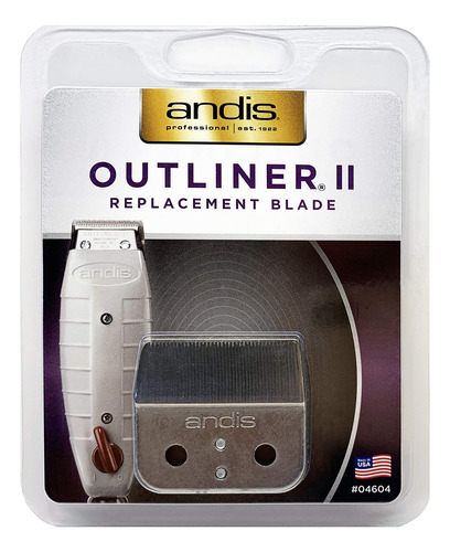 Lâmina De Substituição Andis Outliner Ii 04604 Para Andis Cl
