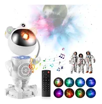Comprar Astronauta Parlante Bluetooth Proyector Galaxia Estrellas Blanco Negro