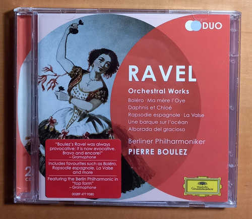 Ravel Boulez Berlin Philarmonic Orchestra 2 Cds 4d Audio R 