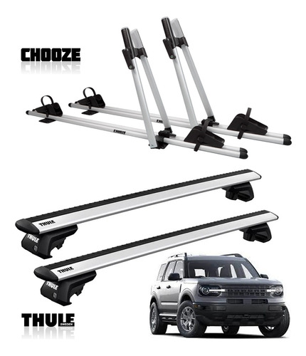 Travessa Thule Bronco Sport 2021+ 2 Suporte Bicicleta Chooze