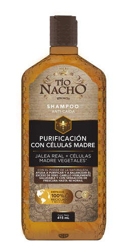 Tio Nacho Shampoo Células Madre Vegetales 415 Ml
