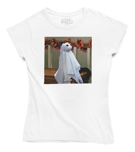 Playera De Mujer Salem Boo | Impresión Dtg