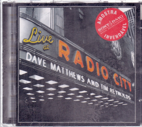 Cd Dave Matthews & Tim Reynolds / Radio City Invendavel [32]